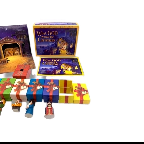 What God Wants for Christmas An Interactive Kid Friendly Nativity Complete - Picture 8 of 13
